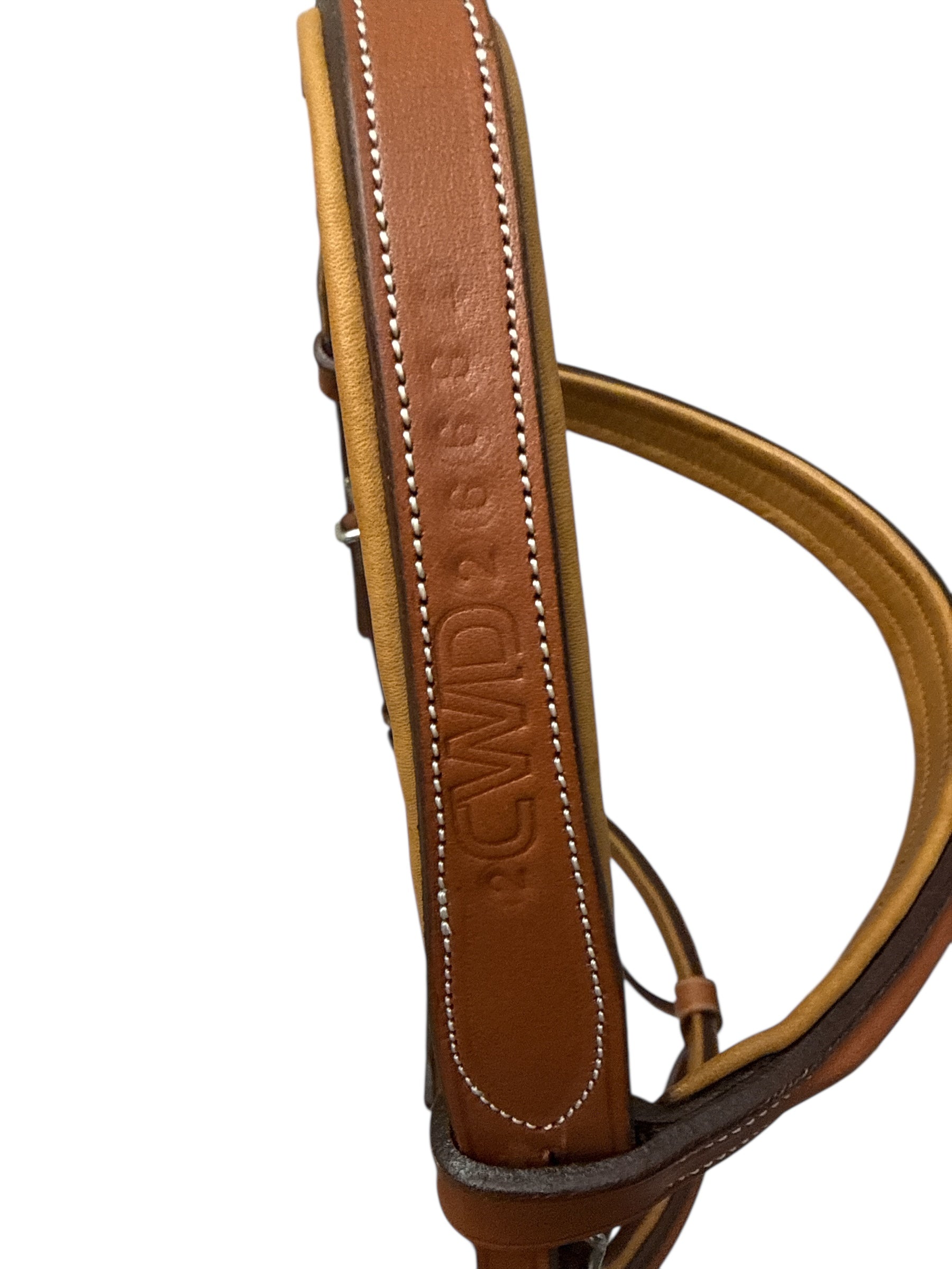 CWD Raised French Noseband Bridle with Fancy Stitching - Size 2 (Cob) NEW