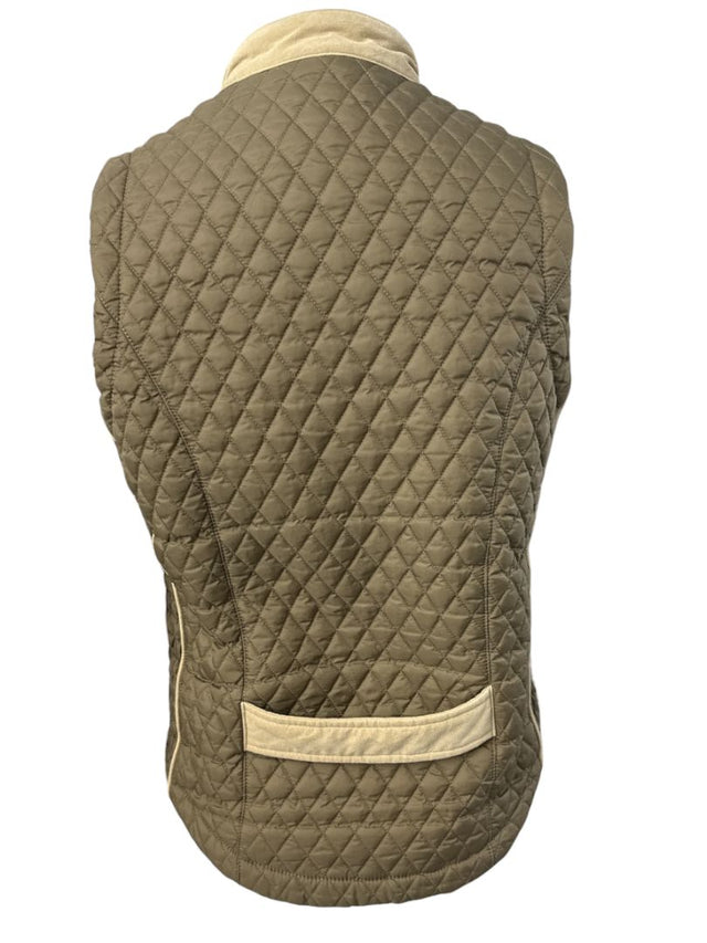 Goode Rider Quilted Vest - Champagne Tan / Size Large