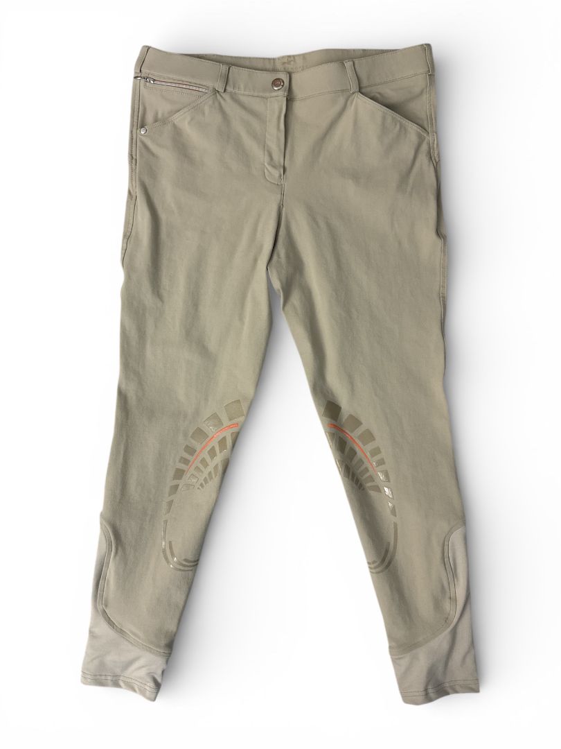 Schockemohle Women's Knee Grip Breech - Tan / Size US 32