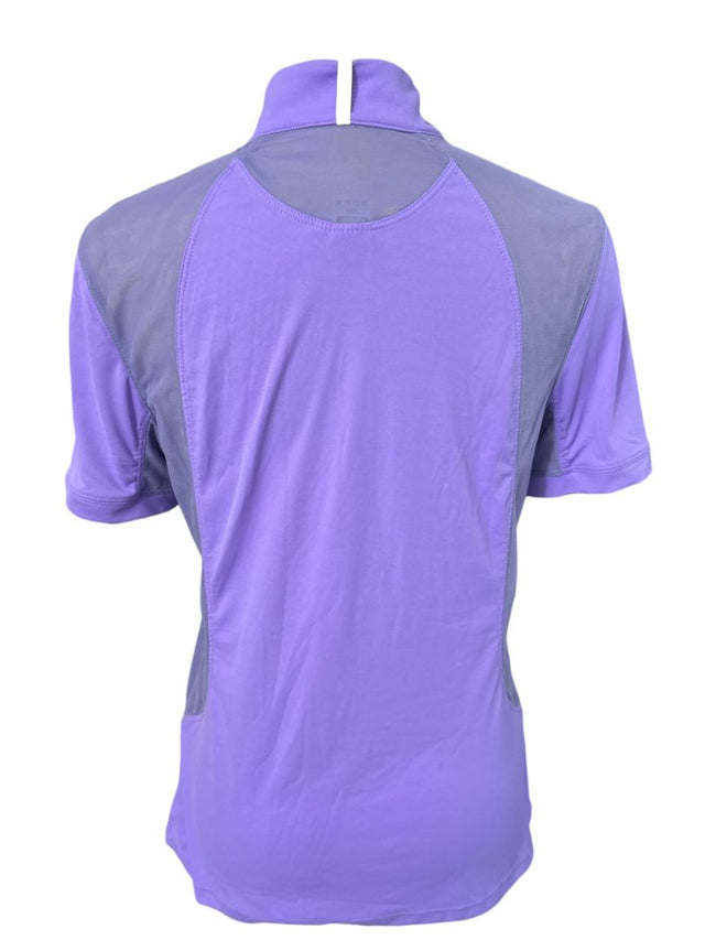 FITS Short Sleeve Mesh Sunshirt - Lavender Purple / Size Large