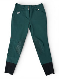 For Horses Minnie Breech Knee Grip Green / Size IT 42