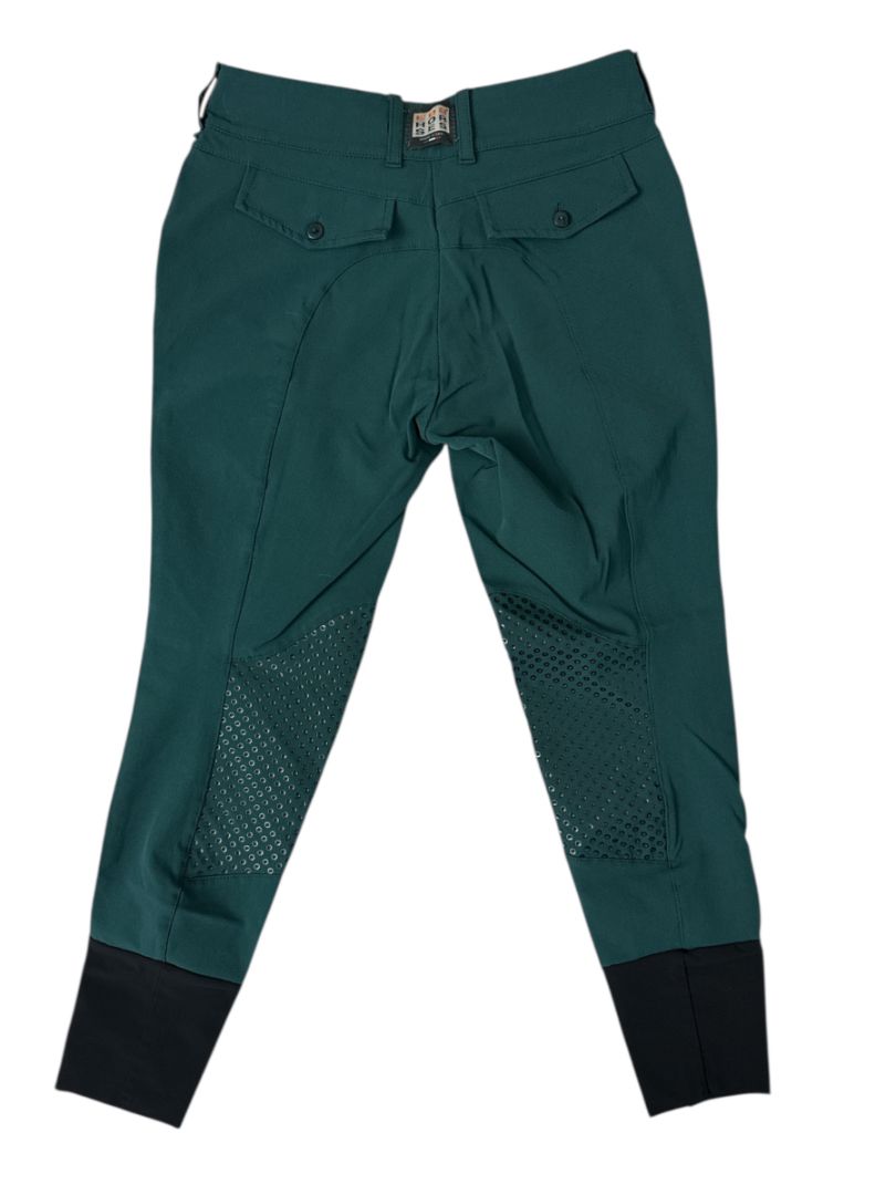 For Horses Minnie Breech Knee Grip Green / Size IT 42