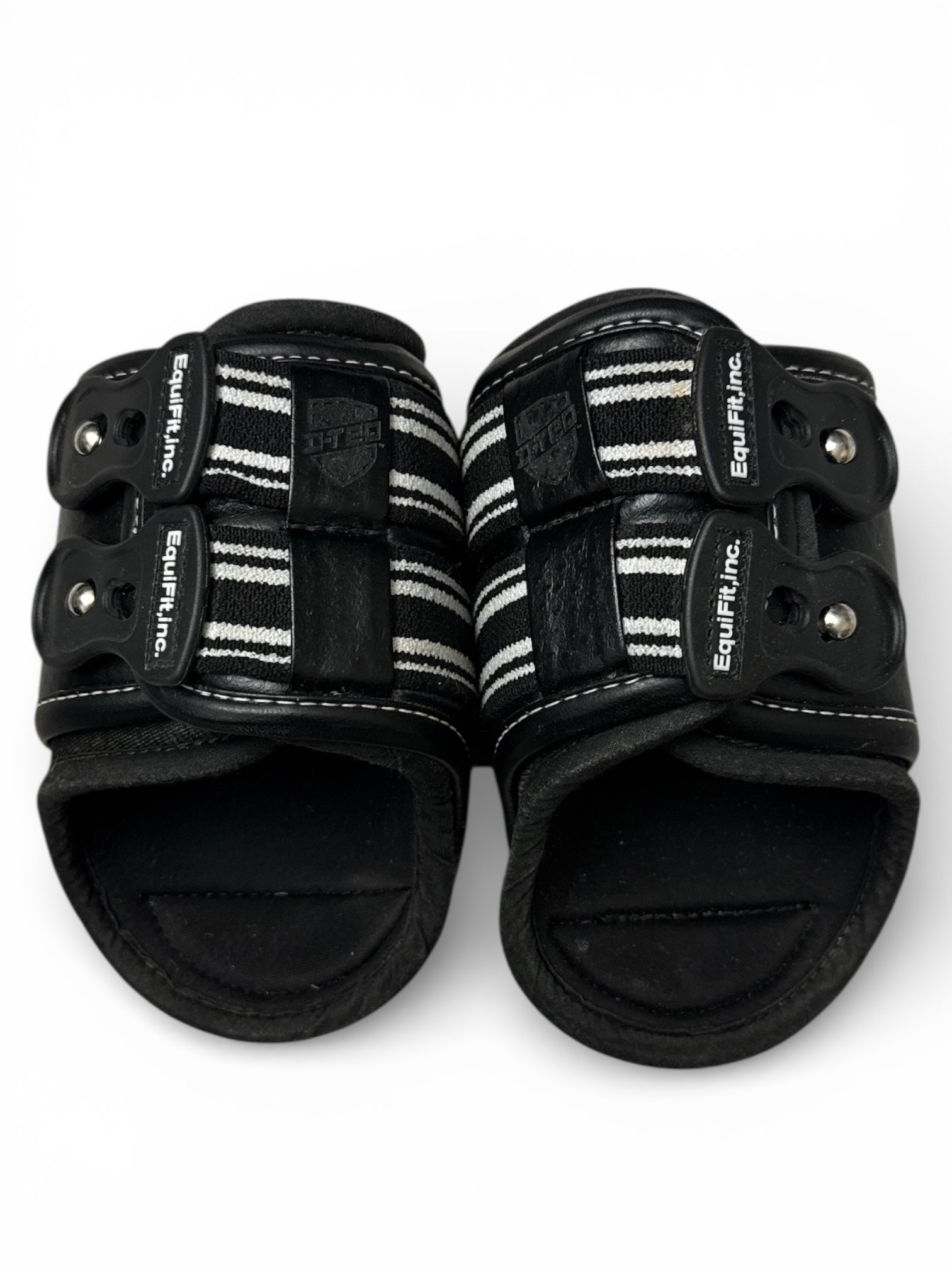 EquiFit D-Teq Hind Boots - Black Ostrich / Size XL