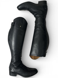 Ariat Heritage Contour II Field Zip Tall Riding Boot - Black / Size 9.5 / Medium Height / Wide Calf