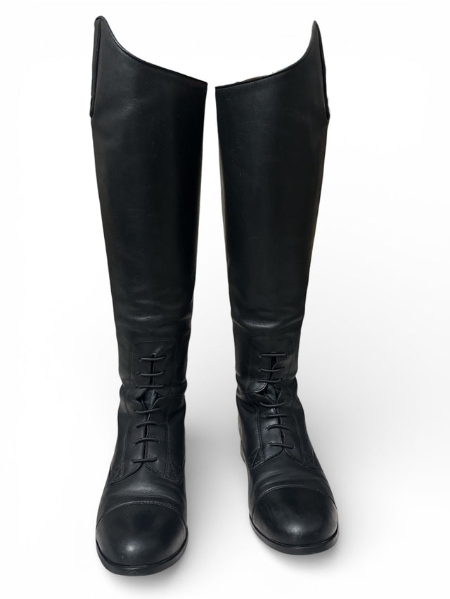 Ariat Heritage Contour II Field Zip Tall Riding Boot - Black / Size 9.5 / Medium Height / Wide Calf