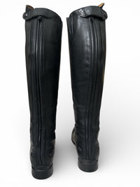 Ariat Heritage Contour II Field Zip Tall Riding Boot - Black / Size 9.5 / Medium Height / Wide Calf