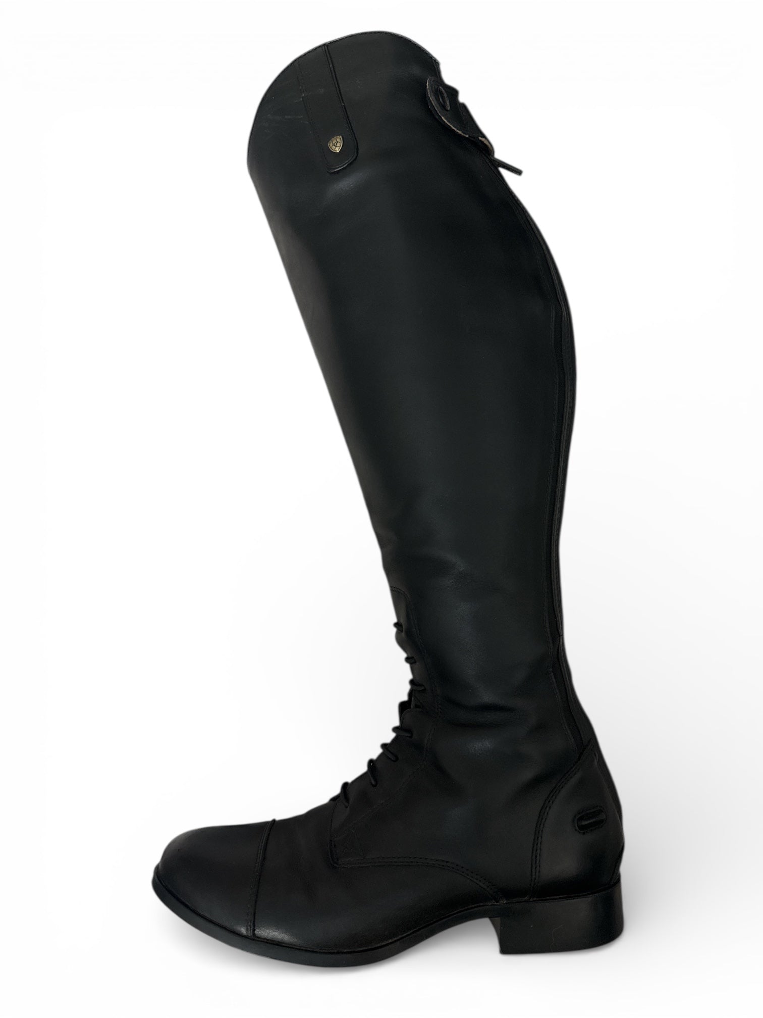 Ariat Heritage Contour II Field Zip Tall Riding Boot - Black / Size 9.5 / Medium Height / Wide Calf