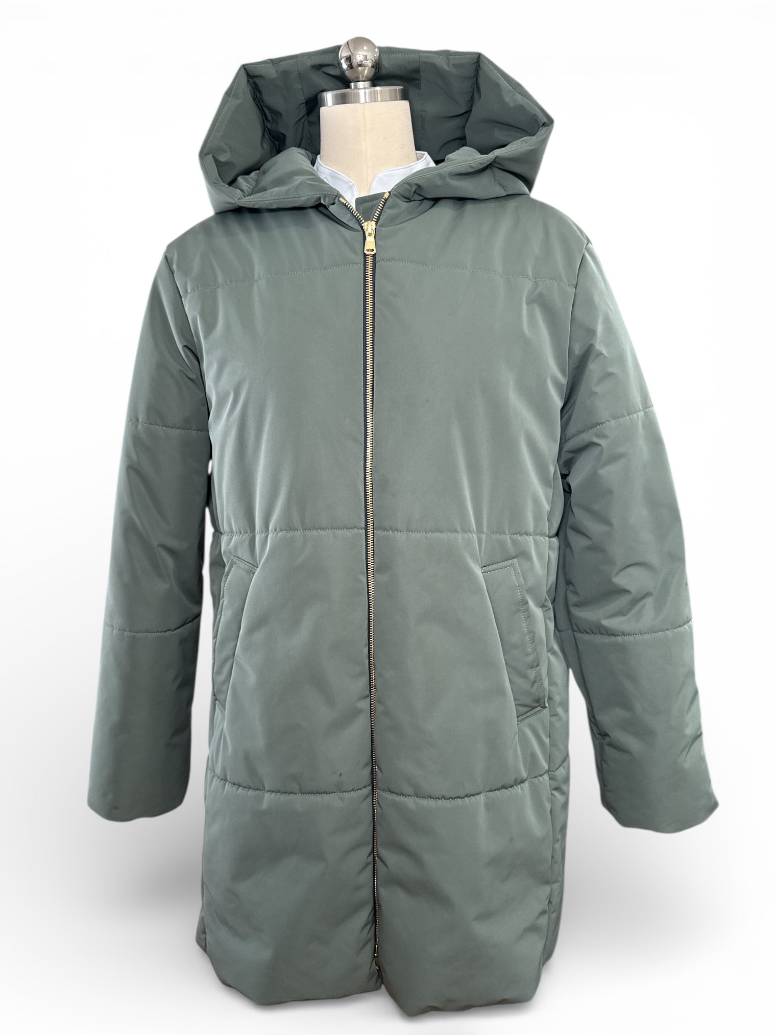 Dada Sport Long Riding Parka - Army Green / Size Medium