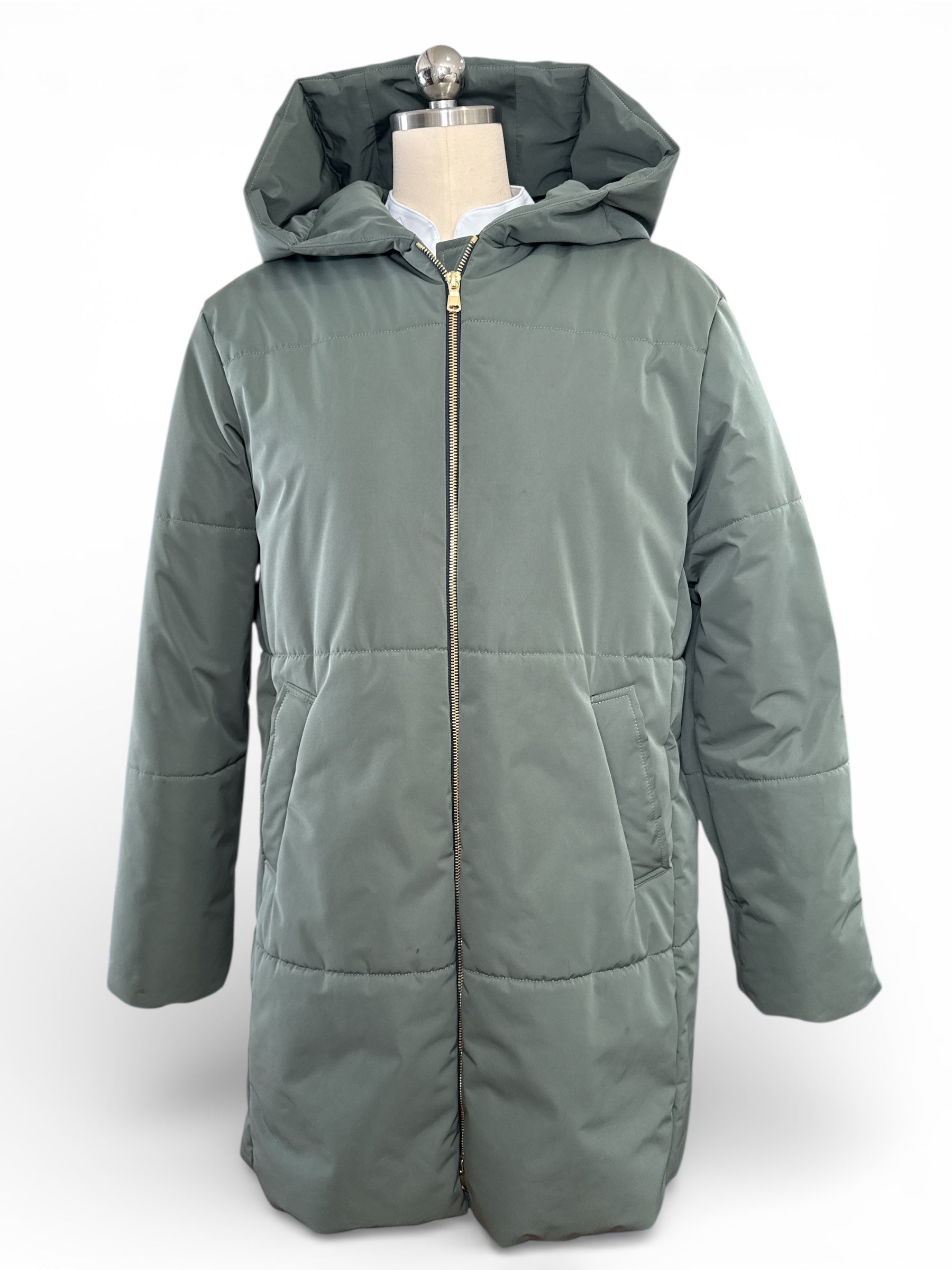 Dada Sport Long Riding Parka - Army Green / Size Medium