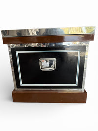 McGuinn Farms Large Vinyl Custom Tack Trunk - Black