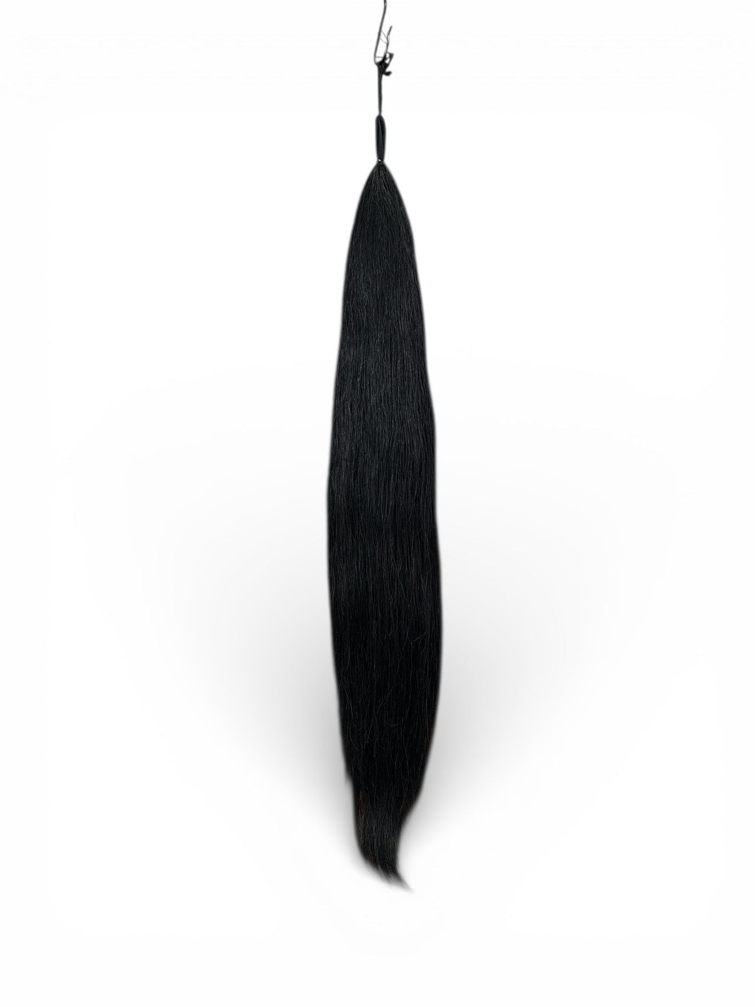 Black Natural Horse Hair Tail Extension 36"