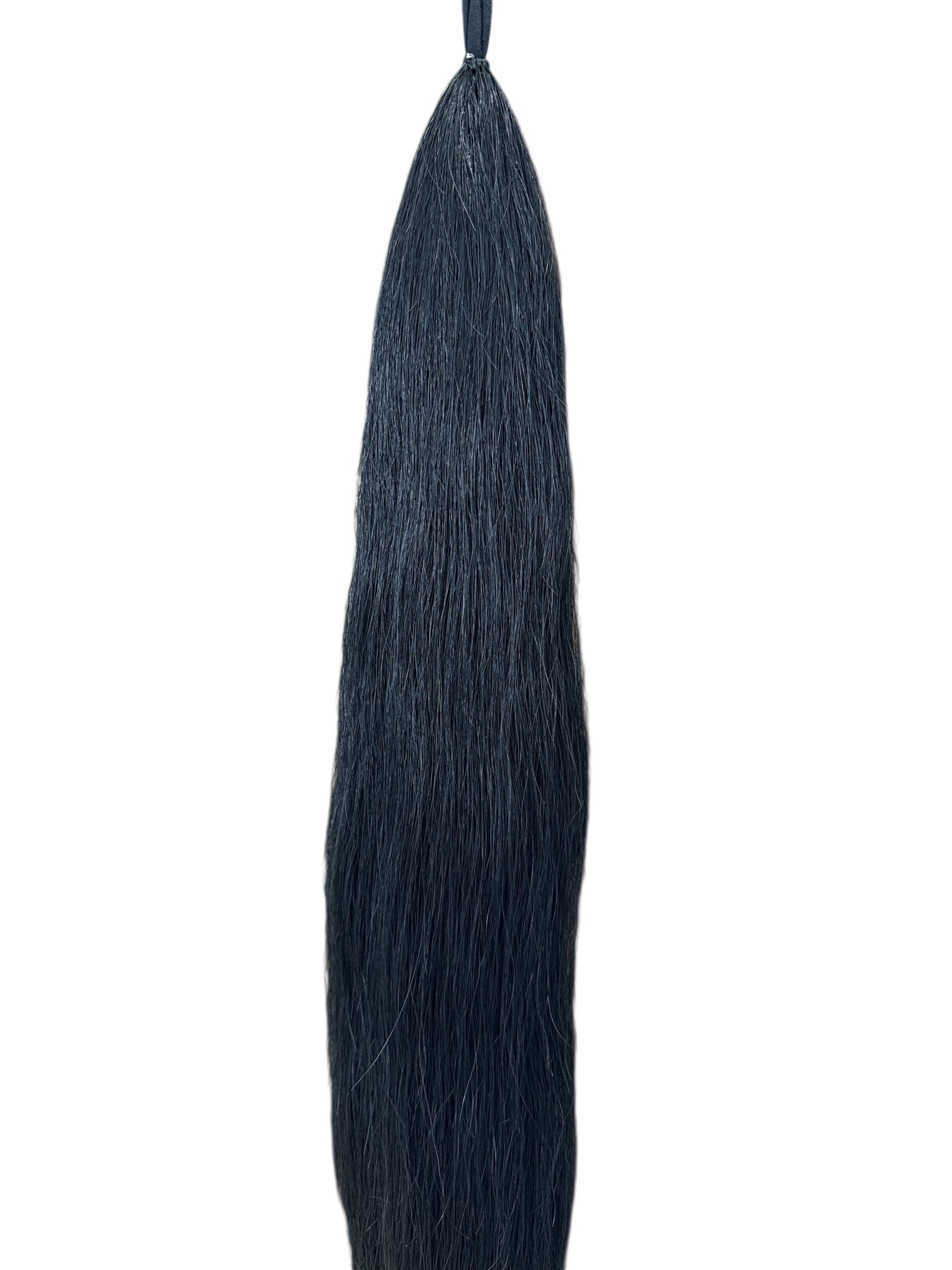 Black Natural Horse Hair Tail Extension 36"
