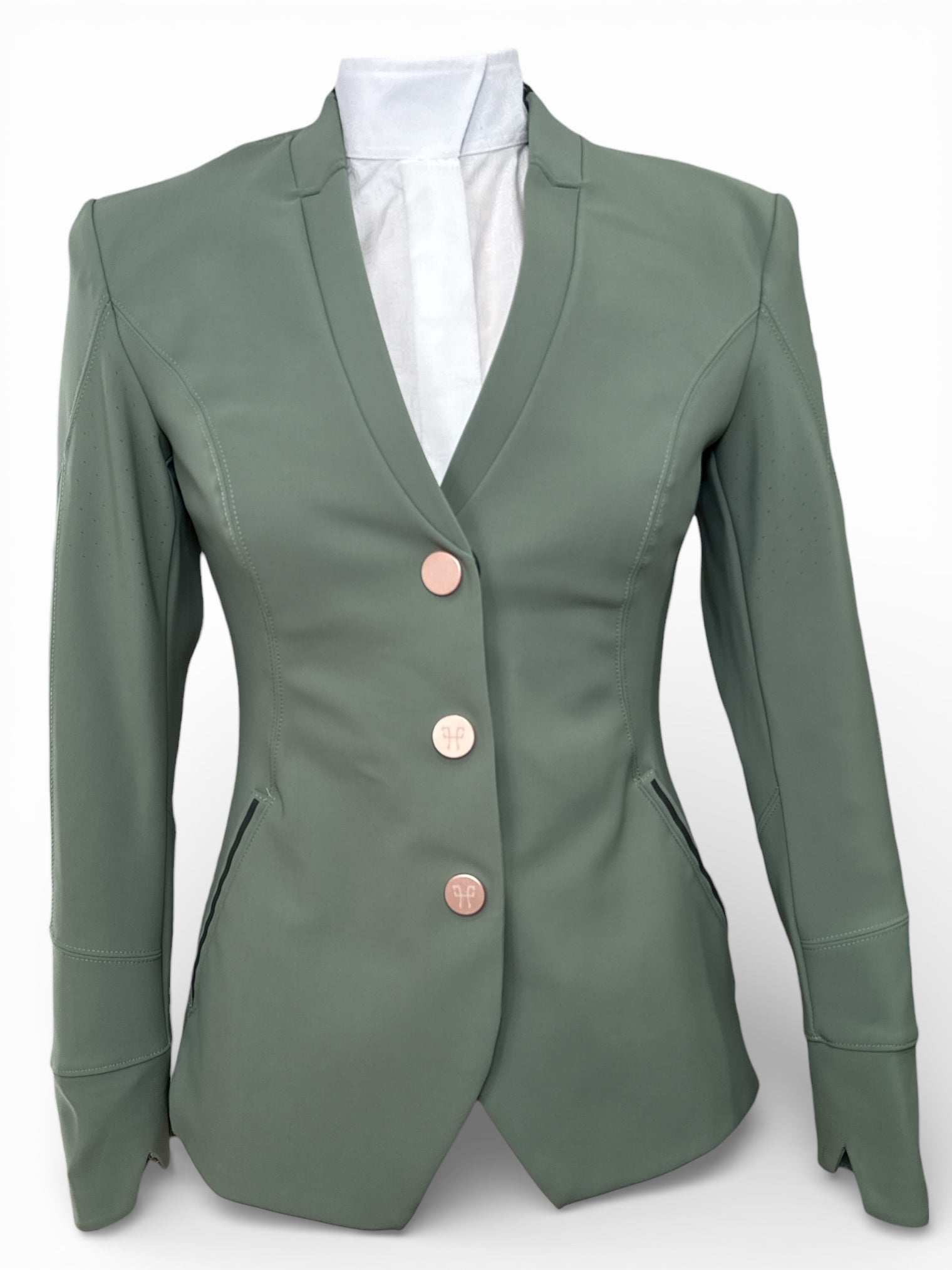 Horse Pilot Women's Aerotech Show Jacket Smooth Green / Size FR 36