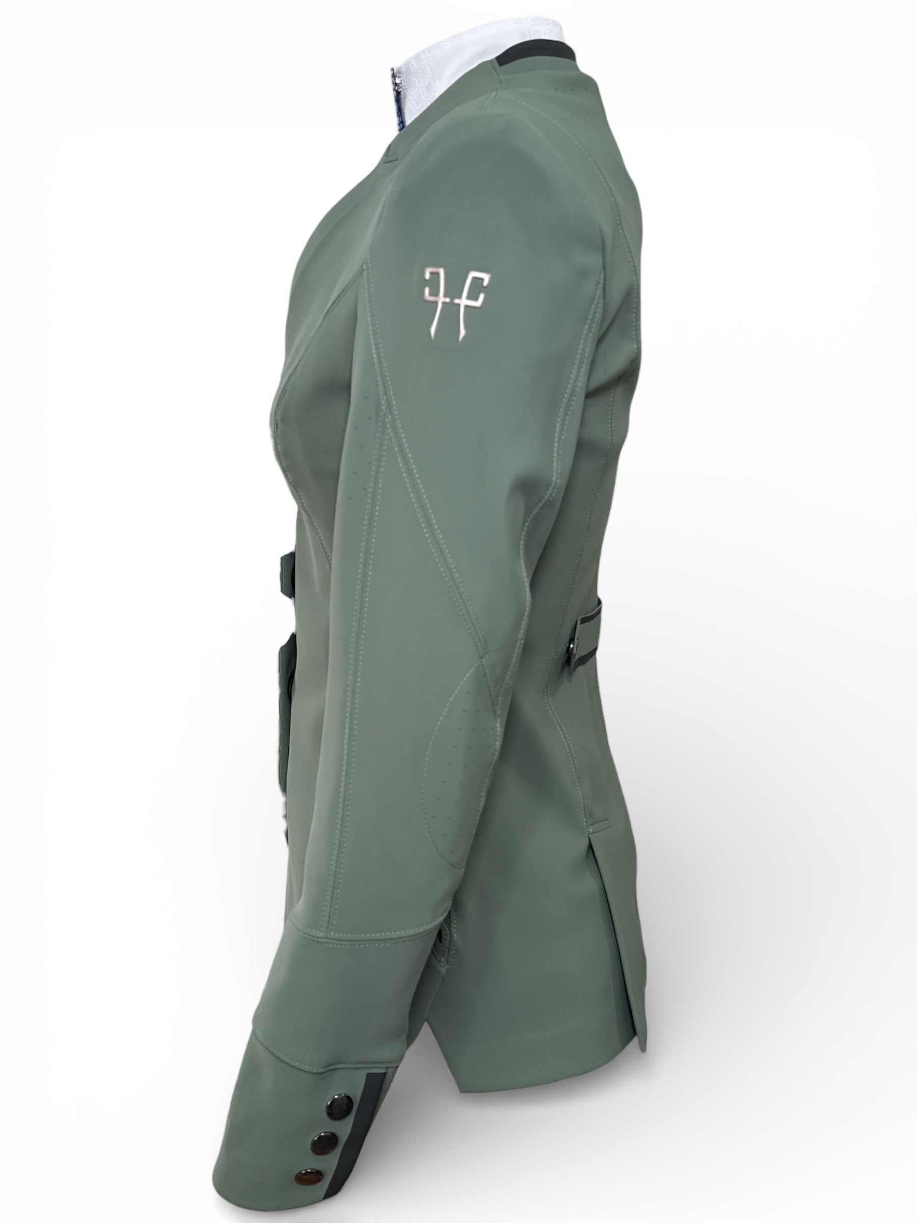 Horse Pilot Women's Aerotech Show Coat- Smooth Green / Size FR 36