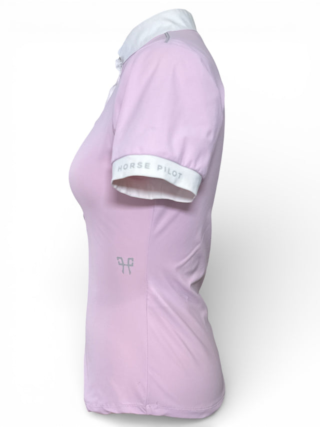 Horse Pilot Aerolight Short Sleeve Shirt Pink XS