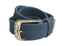 Animo Hartic Nylon Braided Woven Belt - Blue / Size 90