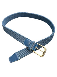 Animo Hartic Nylon Braided Woven Belt - Blue / Size 90