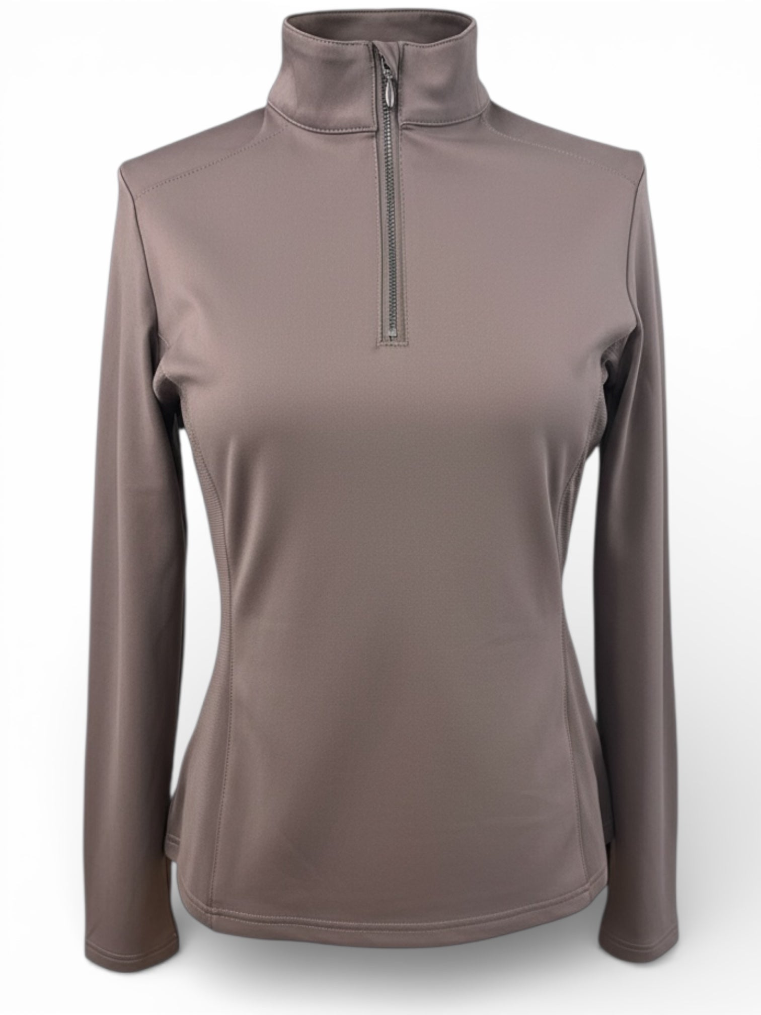 Equestrian Stockholm Long Sleeve Shirt - Mocha Brown /  Size Small