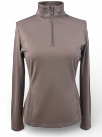 Equestrian Stockholm Long Sleeve Shirt - Mocha Brown /  Size Small