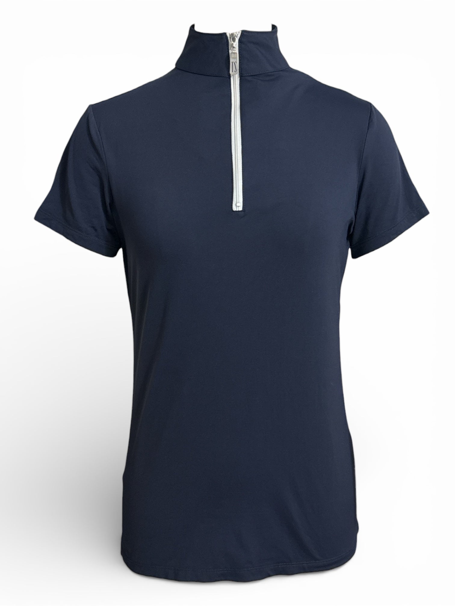 The Tailored Sportsman Women's Short Sleeve Sun Shirt - Navy Blue / Size Small