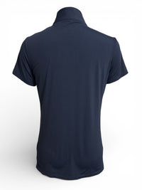 The Tailored Sportsman Women's Short Sleeve Sun Shirt - Navy Blue / Size Small
