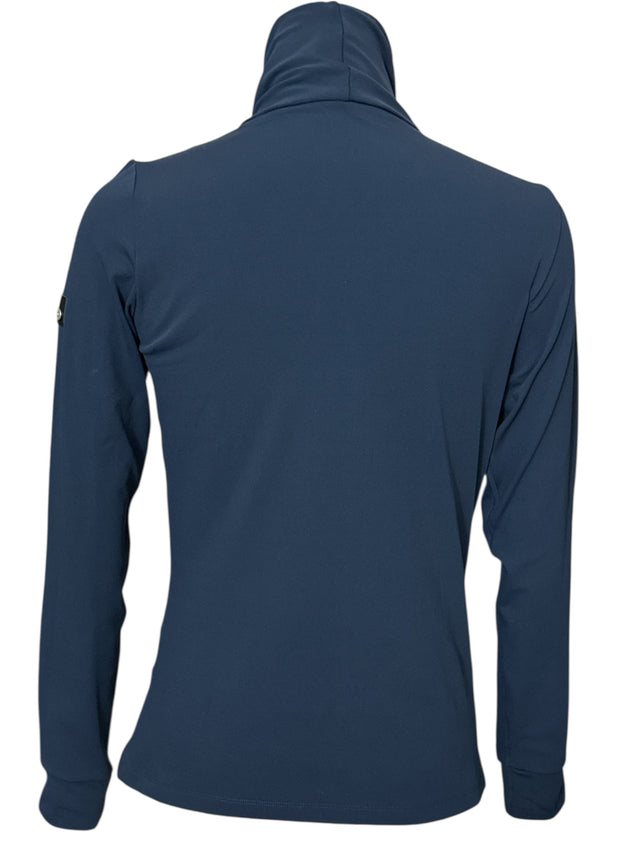 Horze Raquel Training Shirt High Neck - Blue /  Size US 6