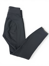 B Vertigo Women's Justine Thermo Silicone Full Seat Breeches - Dark Grey / Size US 24