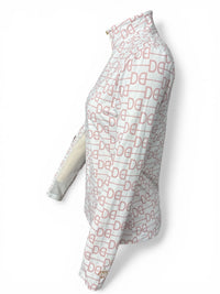 Dancing Equestrian Women's Signature Sunshirt - Pink Bit Print / Size Small