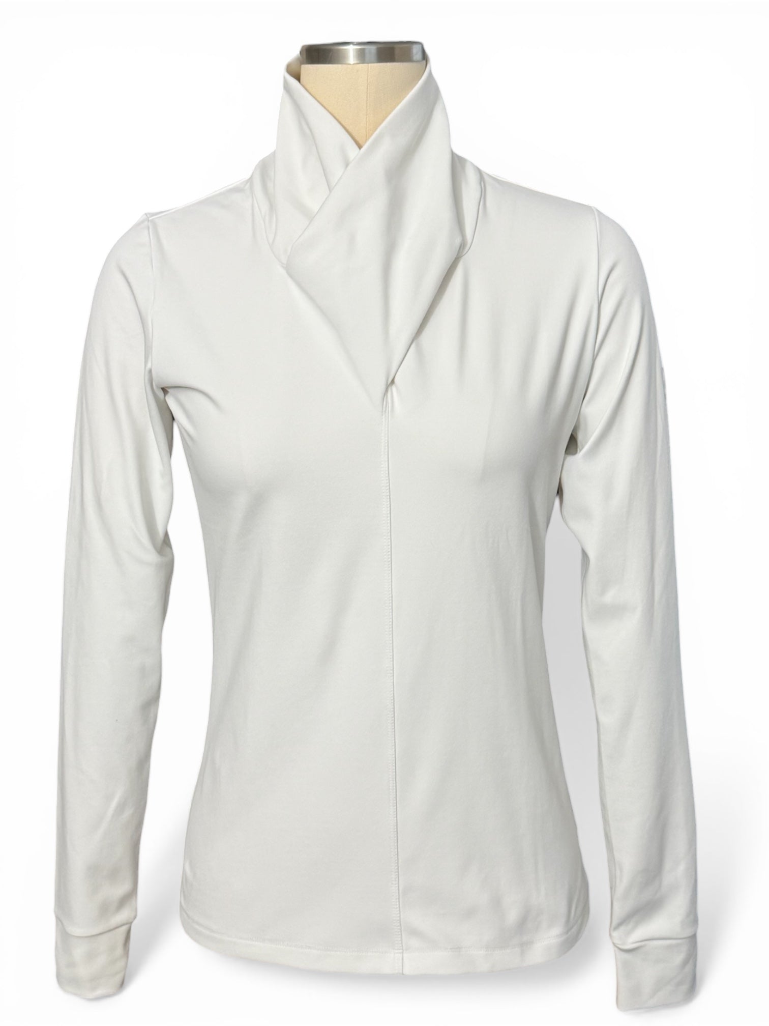 Horze Raquel Training Shirt High Neck - White /  Size US 6