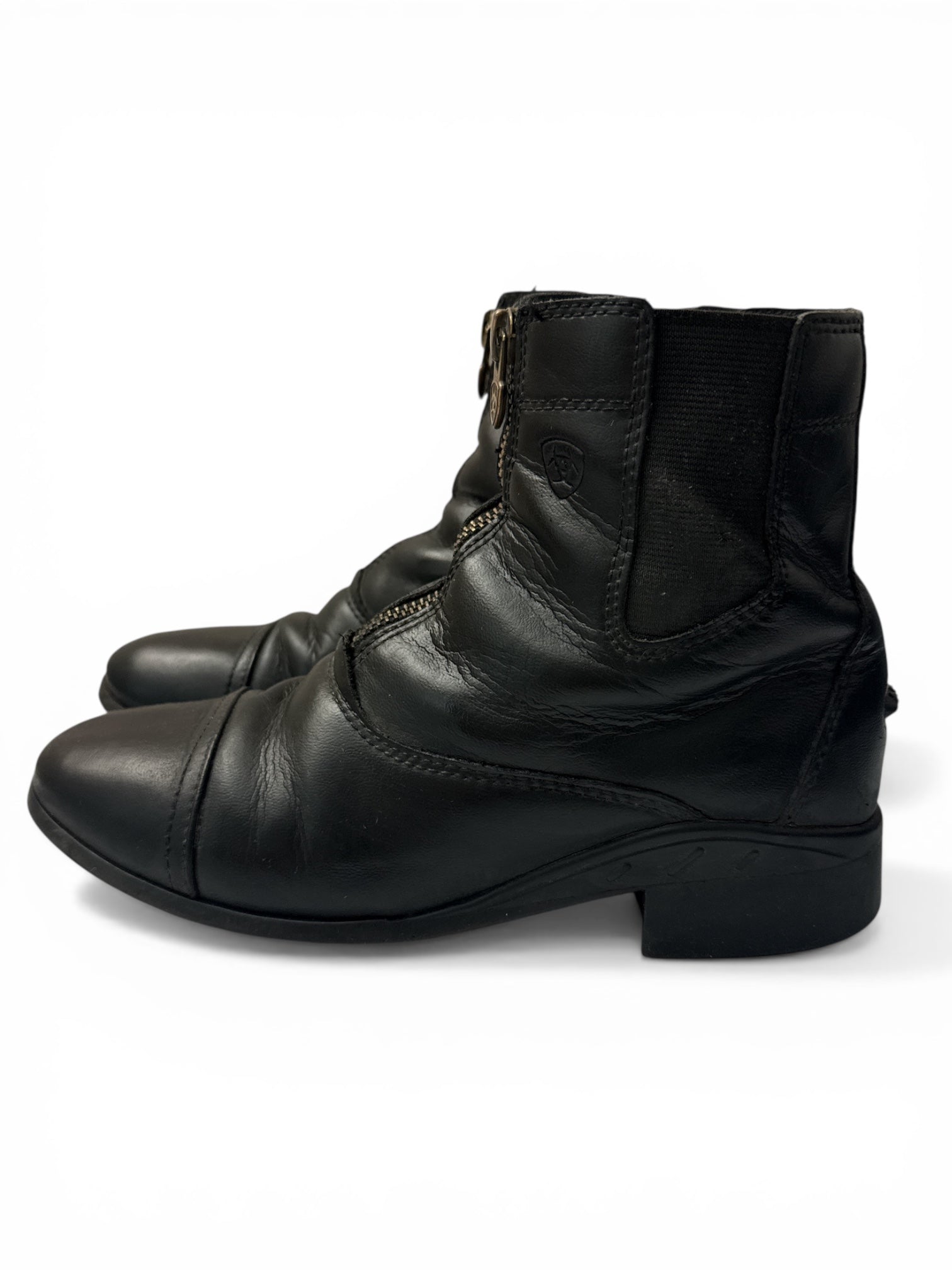 Ariat Kids Devon Paddock Boots - Black / Size 3 Youth