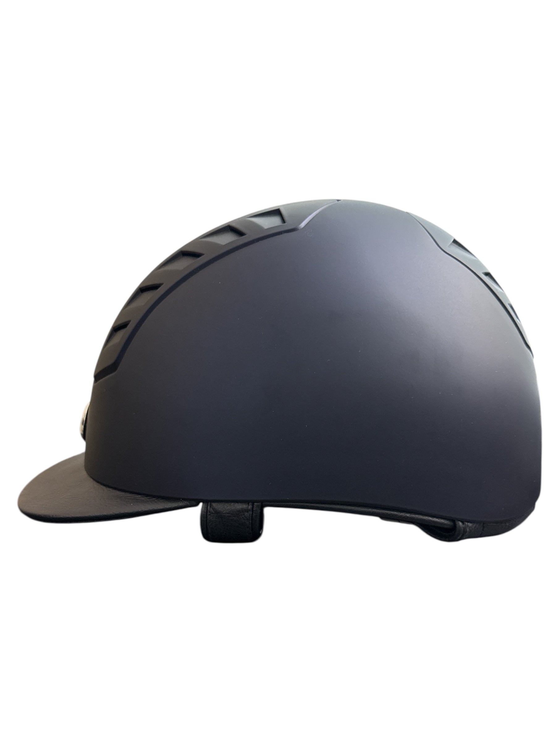 EQ3 Smooth Top Riding Helmet - Navy Blue / Size 61 cm  NEW