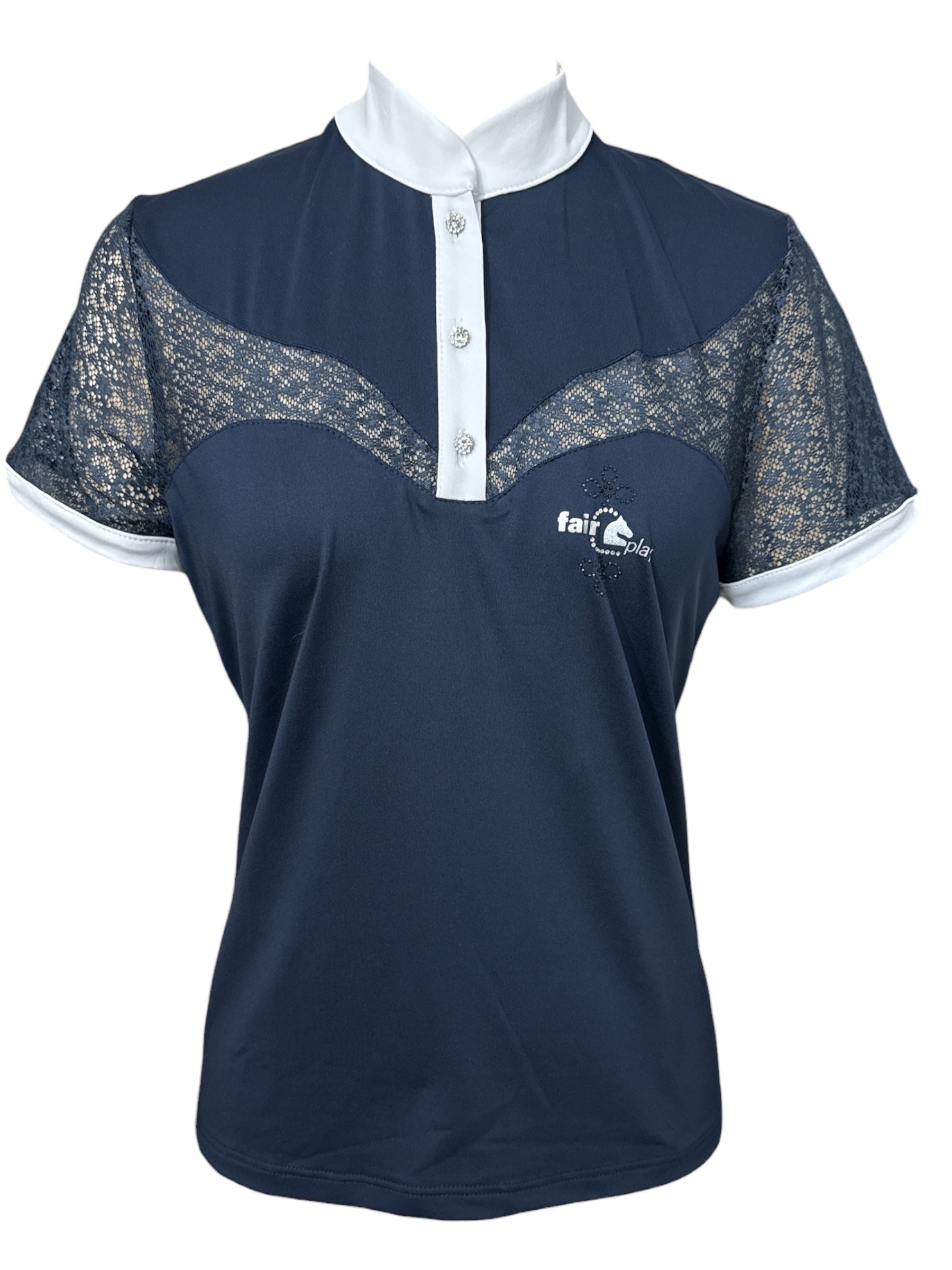 Fair Play Women's Rozzie Show Shirt - Navy / Size 42/US 30 (XL)   NEW