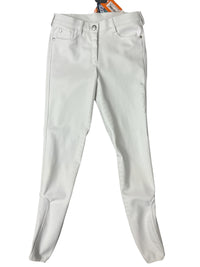 Schockemohle Chayenne Full Seat Breeches - White / Size EU 40 (US 28)   NEW