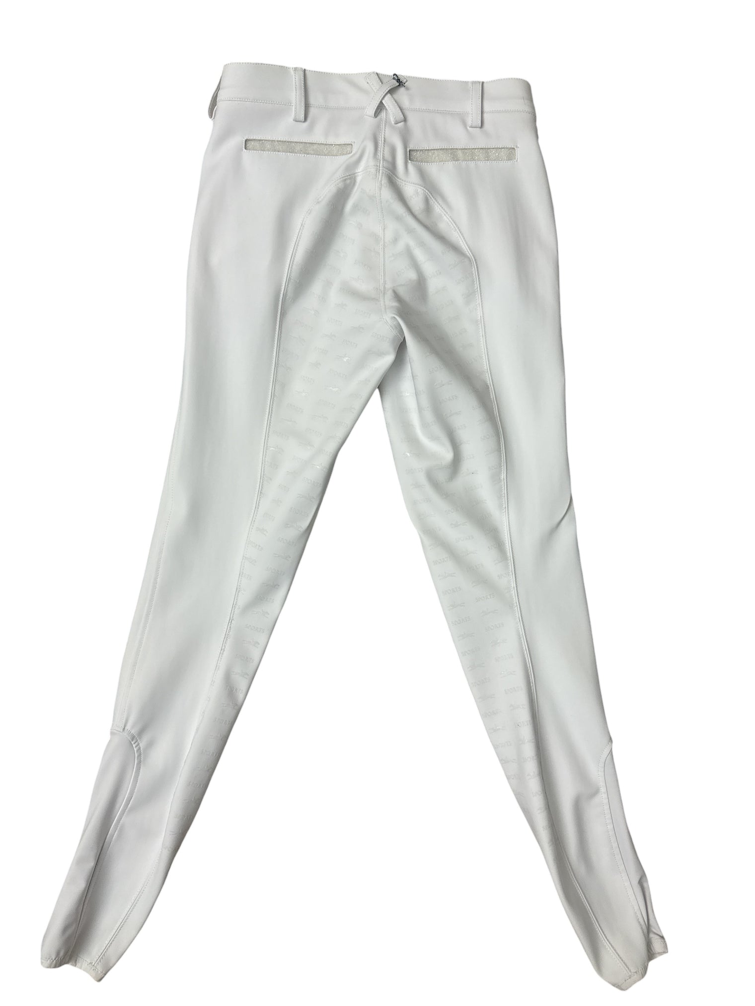 Schockemohle Chayenne Full Seat Breeches - White / Size EU 40 (US 28)   NEW