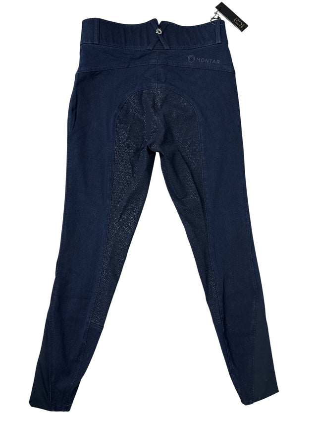 Montar Femka Crystal Full Seat Denim Breeches / Size EU 38 (US 26)  NEW