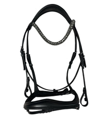 Lumiere Mila Anatomic Leather Bridle - Black / Horse Size  NEW