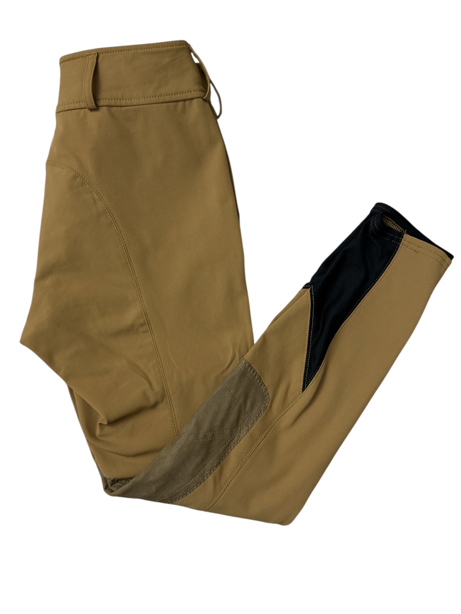 RJ Classics Anna Mid Rise Knee Patch Breech - Dijon / Size US 26 R