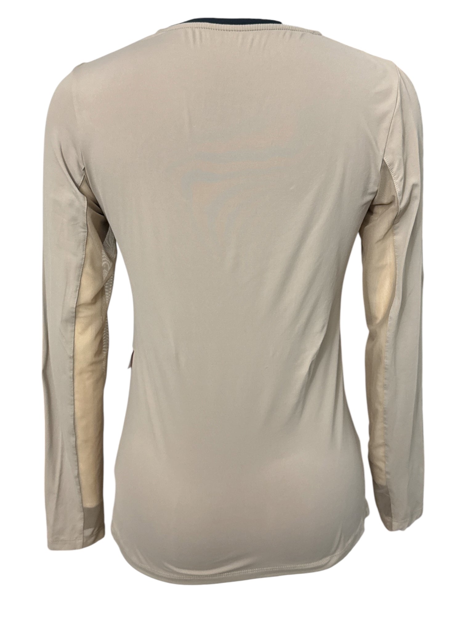 Tailored Sportsman Long Sleeve Crew Neck Sunshirt - Safari Tan / Size Small