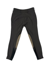 RJ Classics Anna Mid Rise Knee Patch Breech - Brown / Size US 26 R