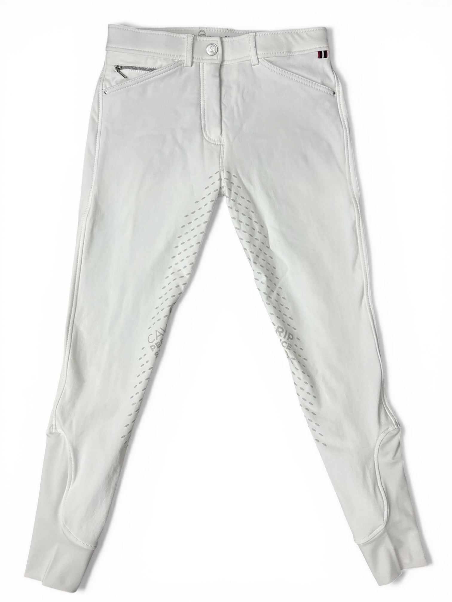Cavallo Calima Grip Full Seat Breech - White / Size EU 34  (US 22)  NEW