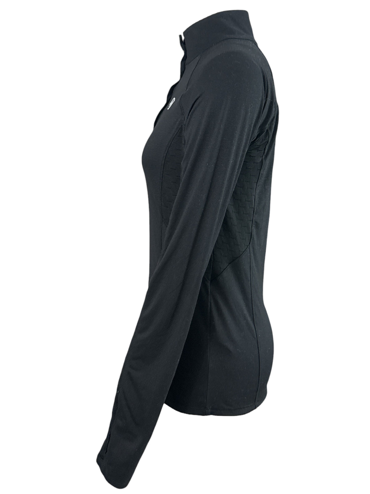 Ariat Lowell 2.0 1/4 Zip Shirt - Black / Size Small