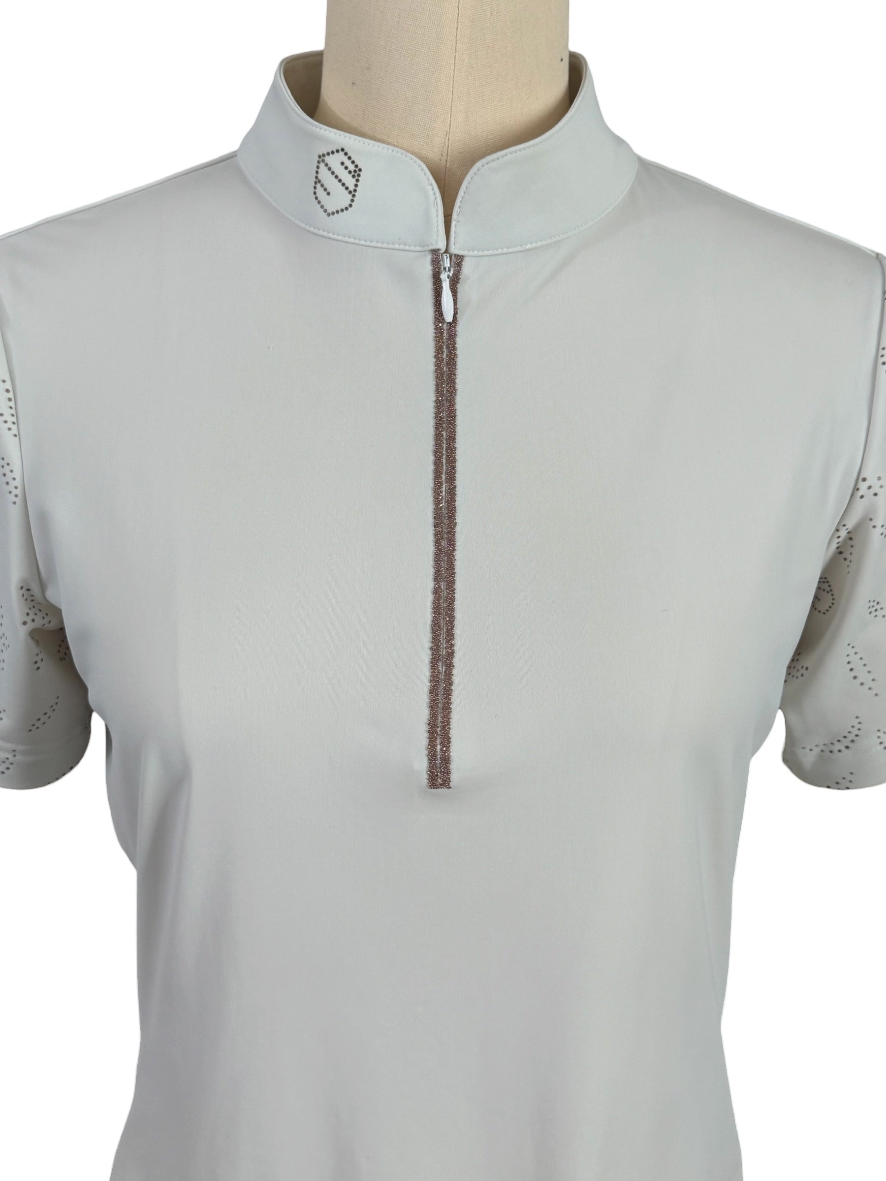 Samshieild Aloise Show Shirt - White / Rosegold Size XL