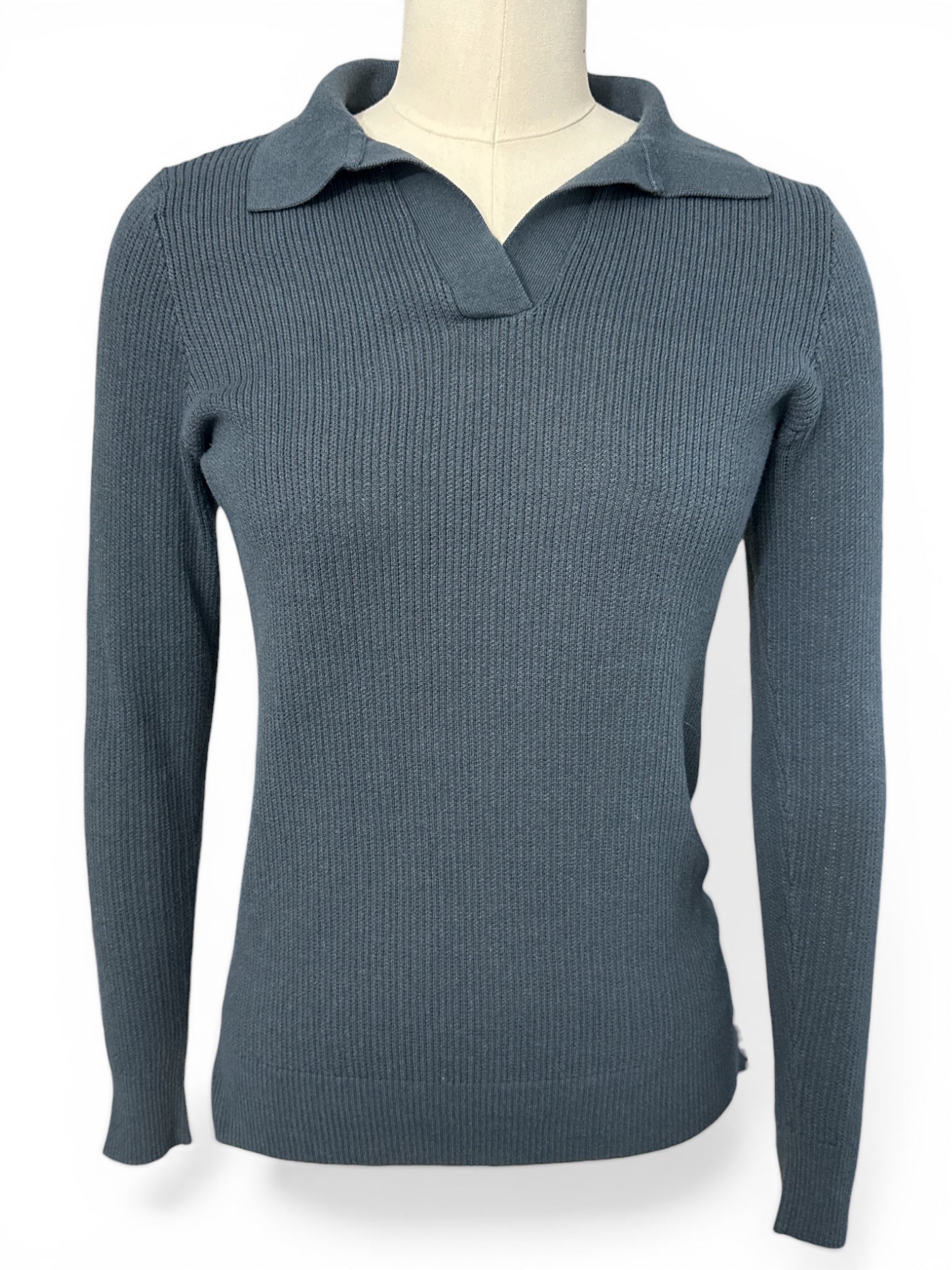 TKEQ Polo Classic Sweater - Grey / Size Small
