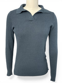 TKEQ Polo Classic Sweater - Grey / Size Small