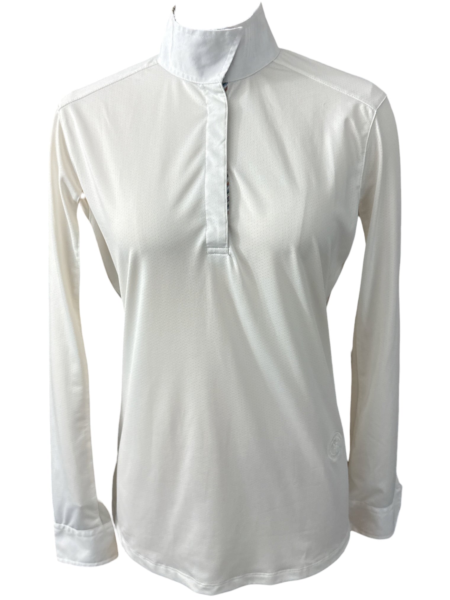 Essex Classics Talent Yarn Wrap Collar Show Shirt - White with Stripes / Size Large NEW