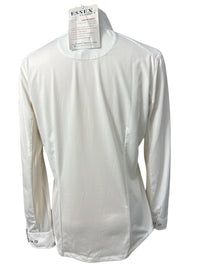 Essex Classics Talent Yarn Wrap Collar Show Shirt - White with Stripes / Size Large NEW