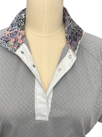 Ariat Showstopper 2.0 Show Shirt Perforated - Grey / Size Large
