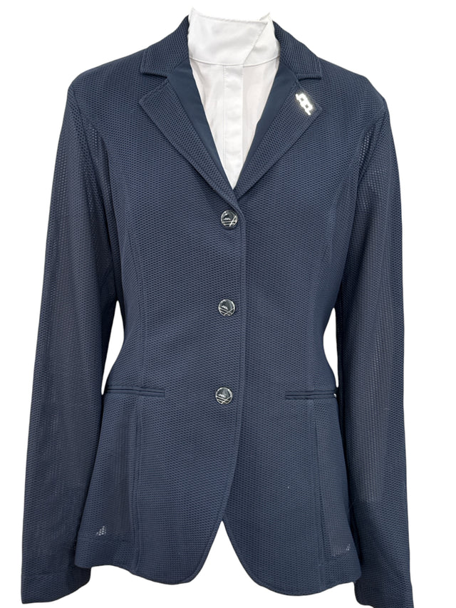 AA Platinum Ladies’ MotionLite Competition Jacket Show Coat Navy Blue XL (US 12)