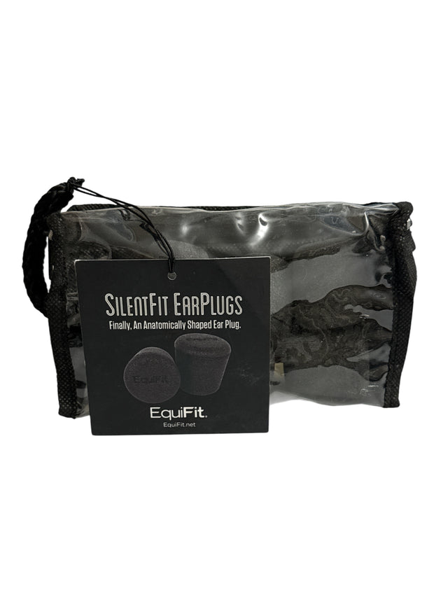 Equifit Silent Fit Ear Plugs - 4 Pair Pack / Black  NEW