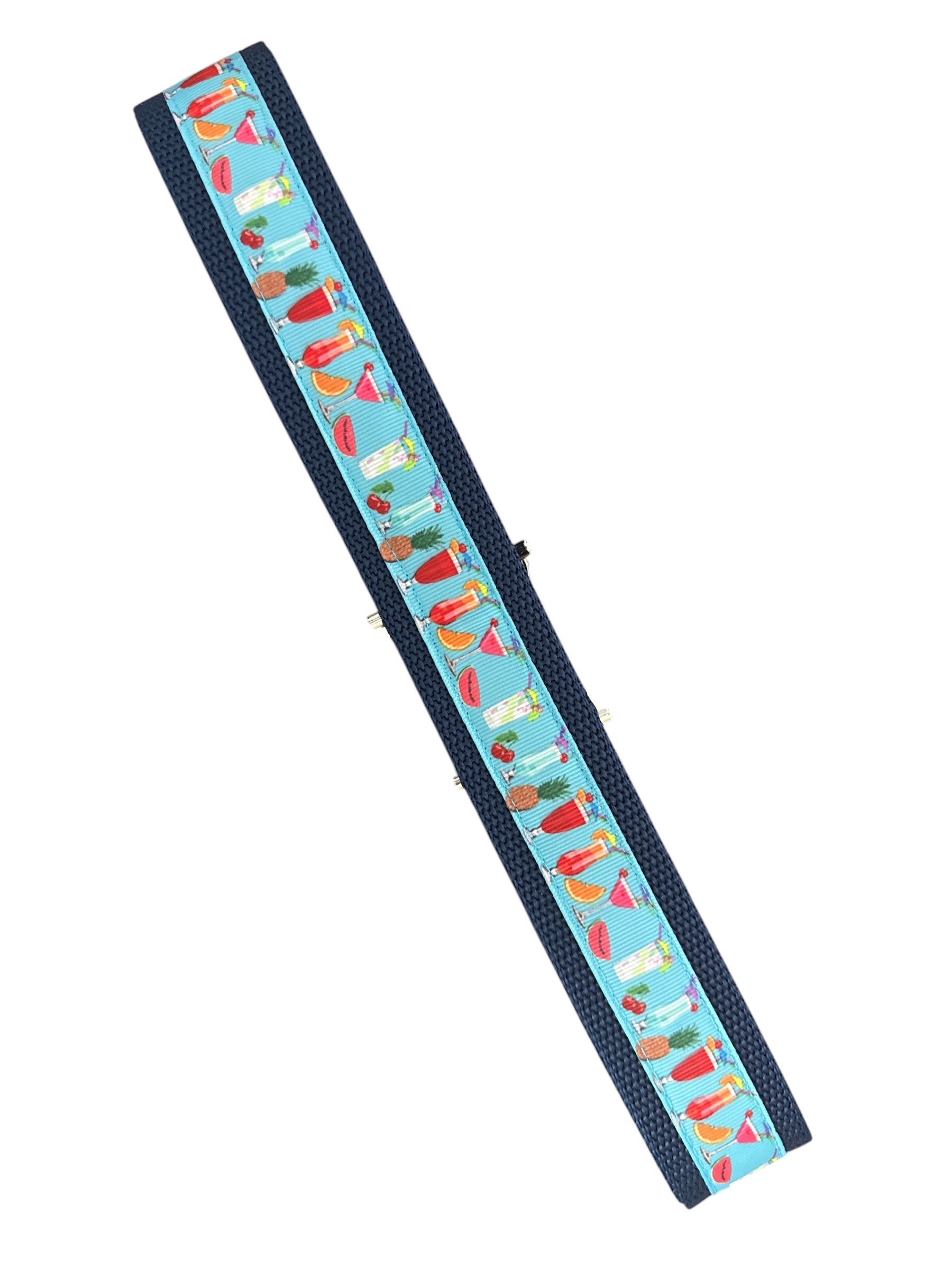 In The Loop Belt By Equiparent Tropical Cocktails on Navy / Size Medium